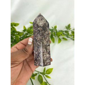 Charoite Tower - 4” Charoite Generator - High Quality Charoite Crystal Tower